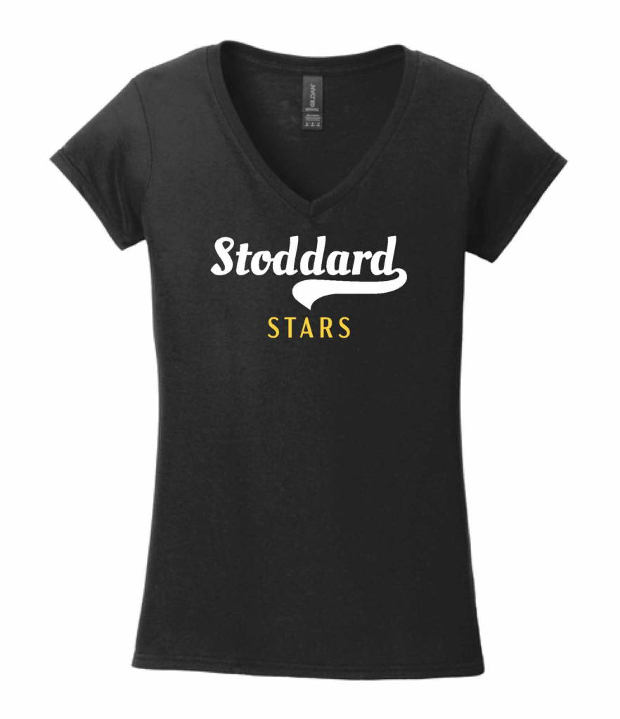 Stoddard Adult Printed V-Neck T-Shirt