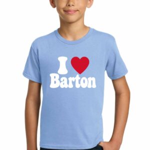 Barton Youth Printed T-Shirt-Lt. Blue