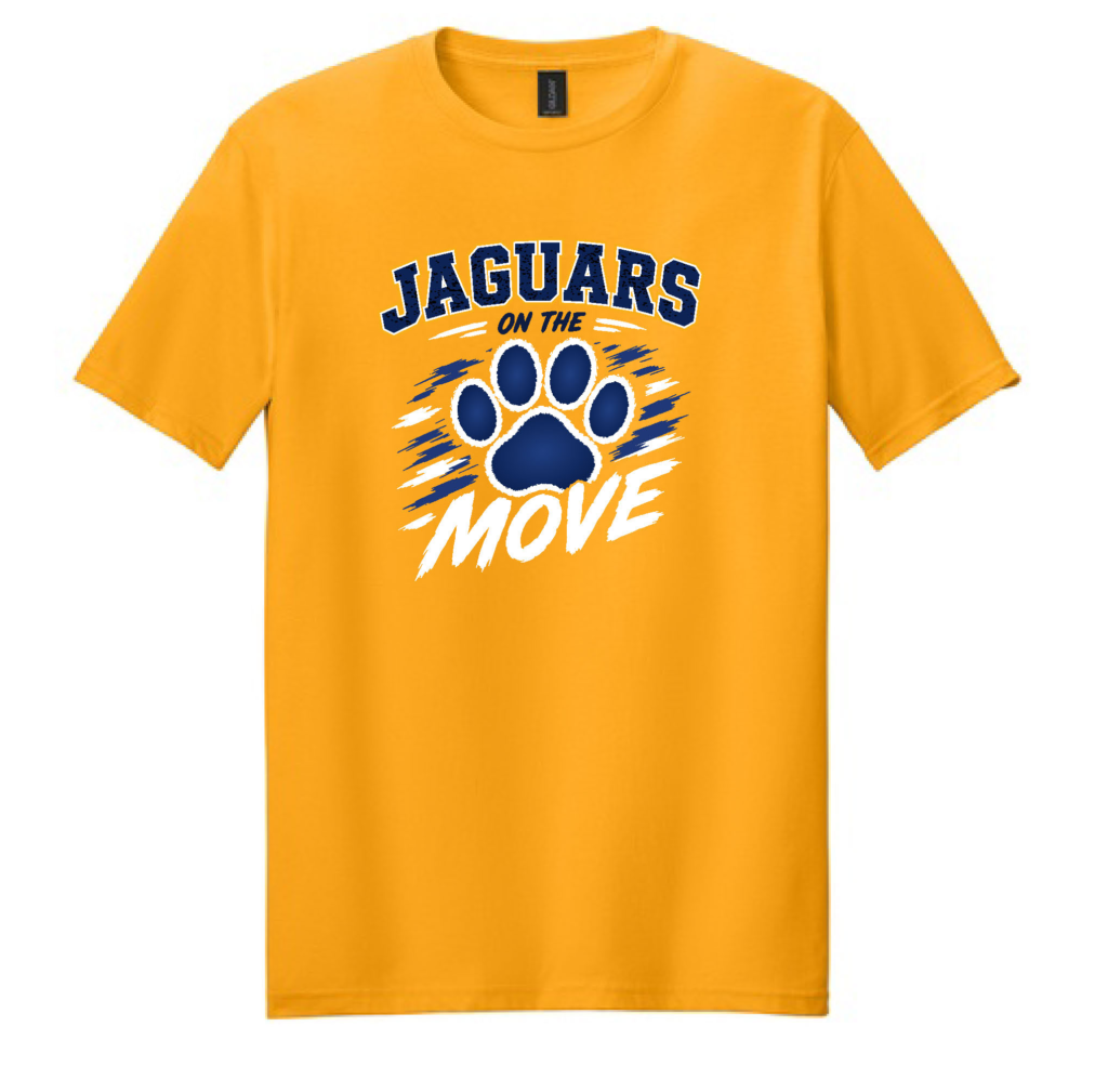 Olive Adult Printed T-Shirt-Gold