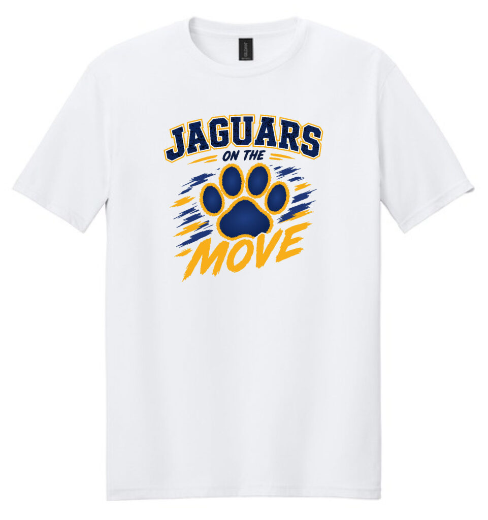 Olive Adult Printed T-Shirt-White