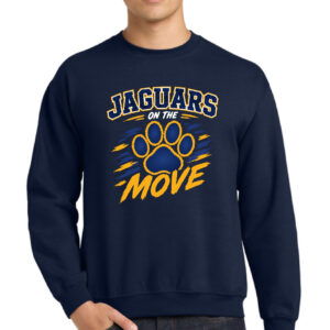 Olive Adult Printed Crewneck Sweatshirt