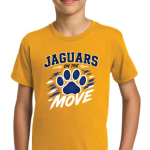 Olive Youth Printed T-Shirt-Gold