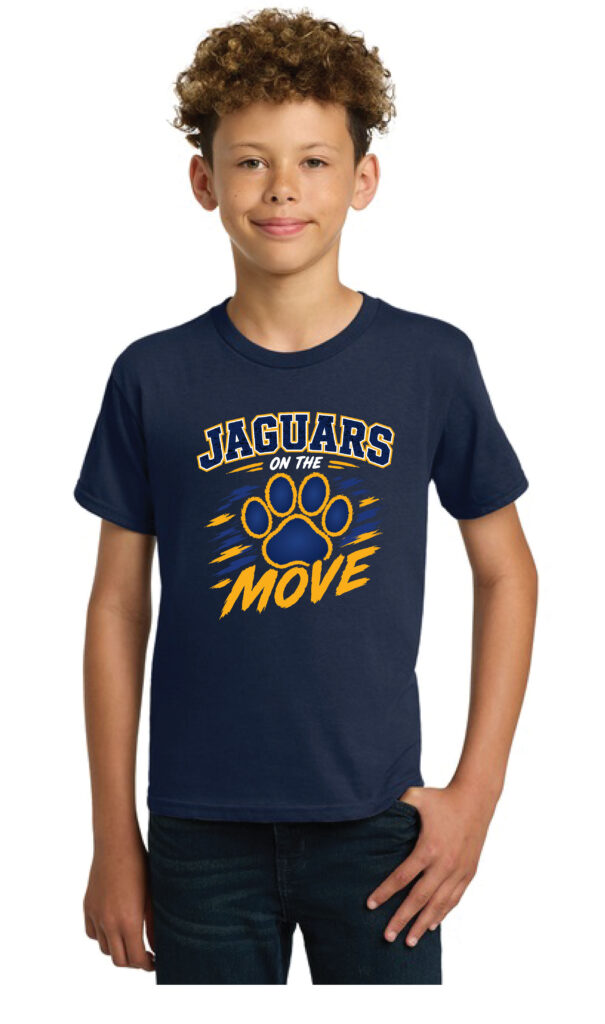 Olive Youth Printed T-Shirt-Navy
