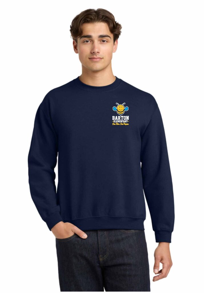 Barton Adult Printed Crewneck Sweatshirt